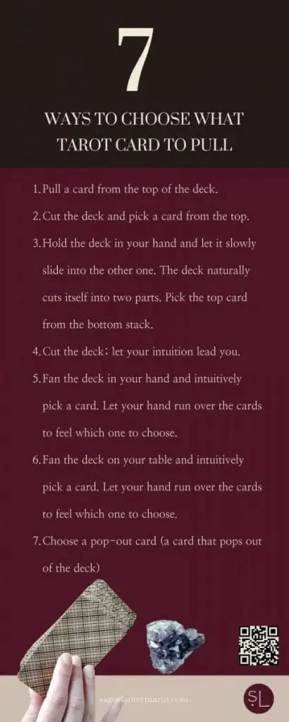 HOW TO DO A TAROT CARD PULL