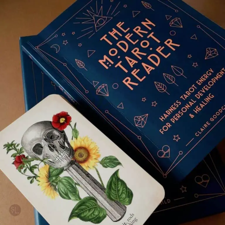 Modern Tarot Reader" book and deck by Claire Goodchild.