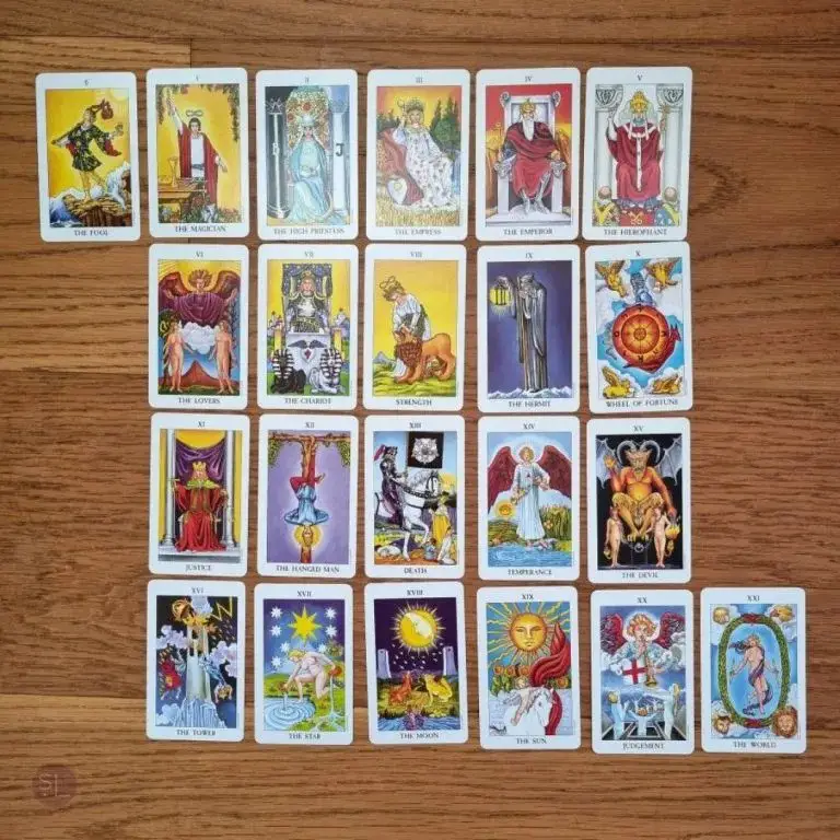 This is the Major Arcana in sequence.