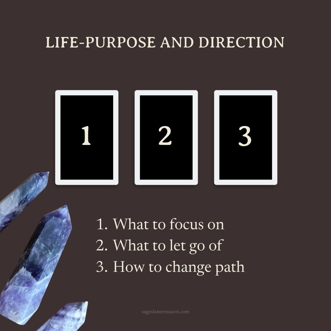 Tarot spreads for life direction Sage's Lantern Tarot